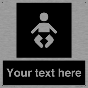 Custom information: black panel baby change